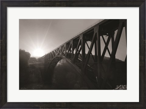 Framed Letchworth Sunrise Print
