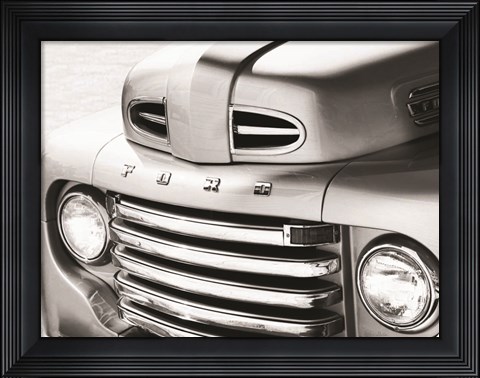 Framed Historic Truck II Print
