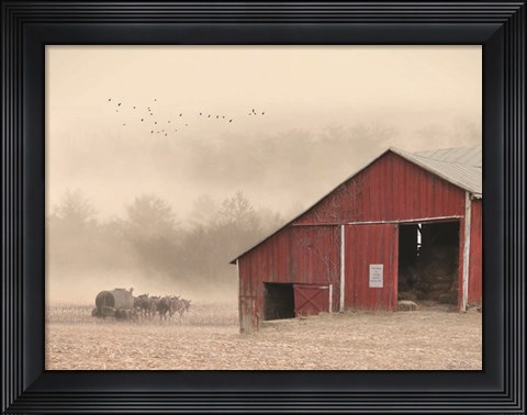 Framed Early Start Print