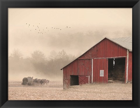 Framed Early Start Print