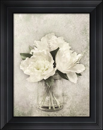 Framed White Simplicity Print