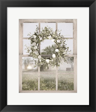 Framed Spring Farm View Print
