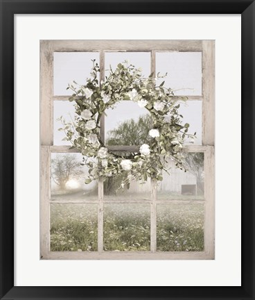 Framed Spring Farm View Print