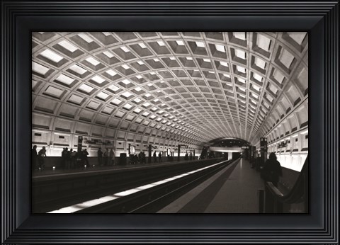 Framed DC Metro Print