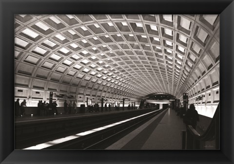 Framed DC Metro Print