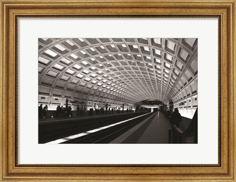 Framed DC Metro Print