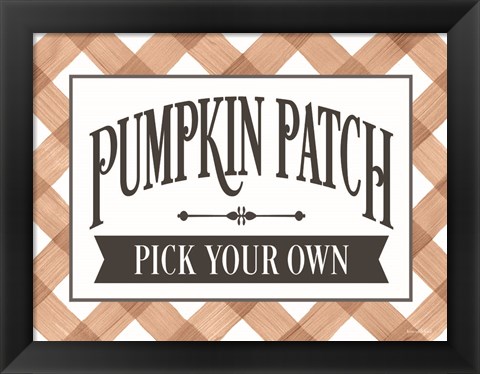 Framed Pumpkin Patch Print