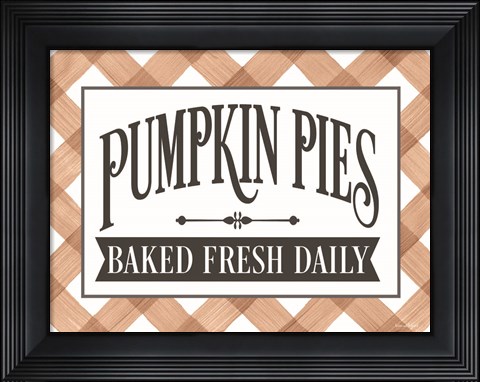 Framed Pumpkin Pies Print