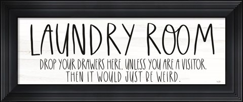 Framed Laundry Room Print