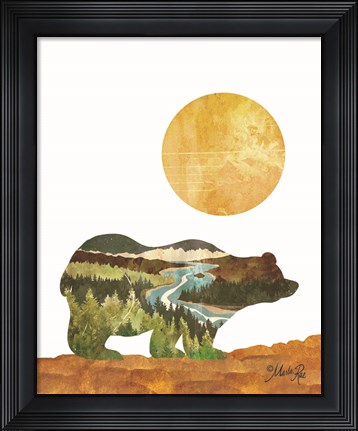 Framed Forest Bear Print