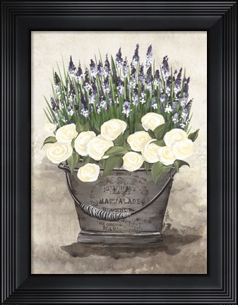 Framed Pail of Poises Print
