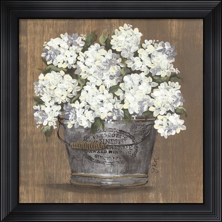 Framed Heavenly Hydrangeas I Print