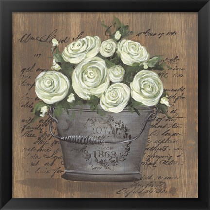 Framed Heavenly Roses Print