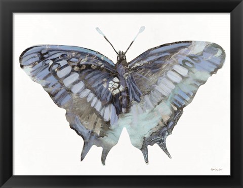 Framed Blue Butterfly Print