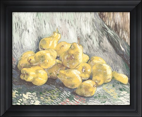 Framed Pile of Pears Print