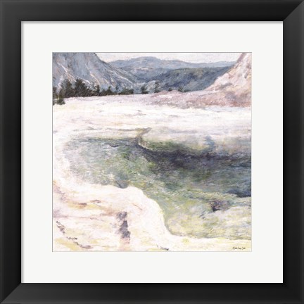 Framed Mountain Lake Print