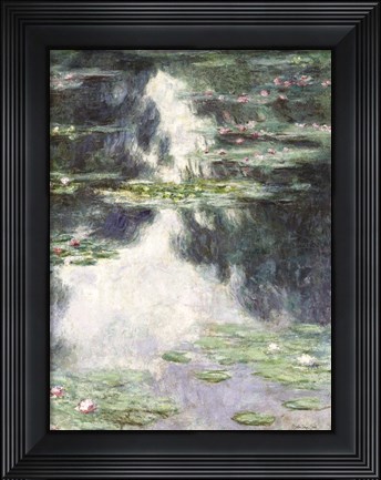 Framed Water Lilies Print