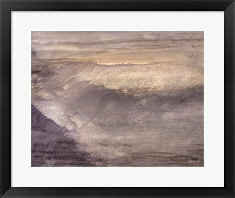 Framed Sunset Surf 1 Print