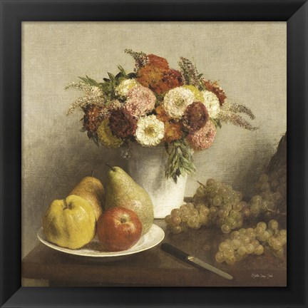 Framed Vintage Still Life Print