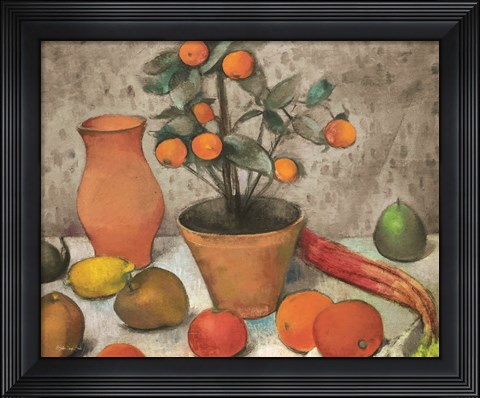 Framed Still Life with Oranges Print