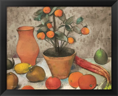 Framed Still Life with Oranges Print