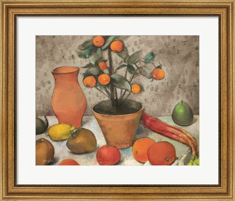 Framed Still Life with Oranges Print