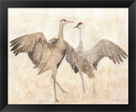 Framed Sandhill Cranes 1 Print