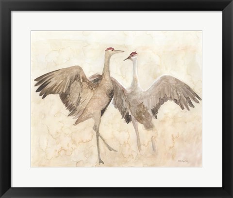 Framed Sandhill Cranes 1 Print