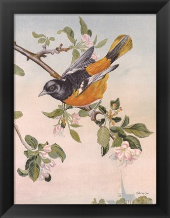 Framed Spring Song Bird Print