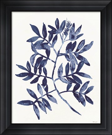 Framed Nature in Indigo 2 Print