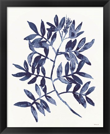 Framed Nature in Indigo 2 Print