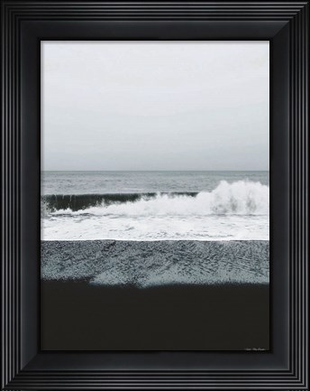 Framed Black Beach Print