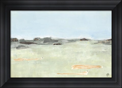 Framed Abstract Landscape Print