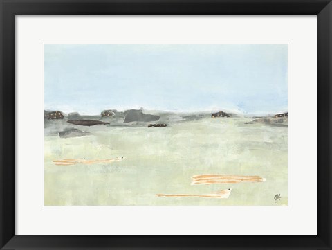 Framed Abstract Landscape Print