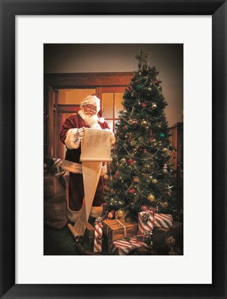 Framed Naughty or Nice? Print