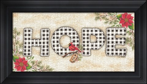 Framed HOPE Print