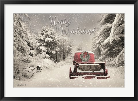 Framed Winter Wonderland Print