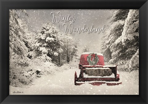 Framed Winter Wonderland Print