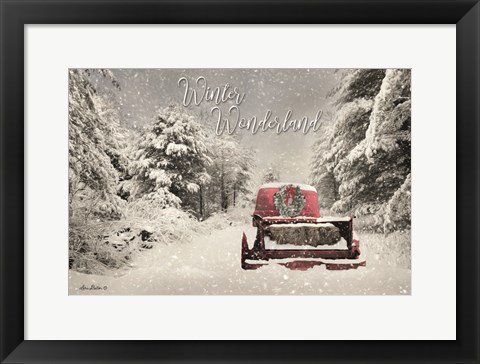 Framed Winter Wonderland Print