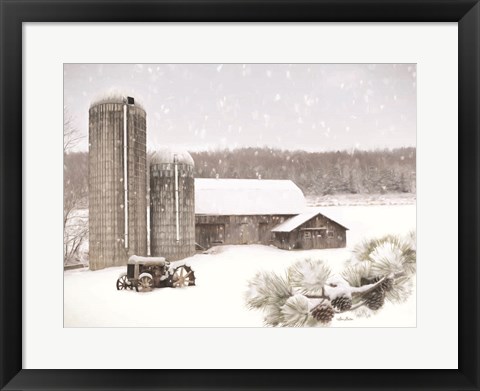 Framed Pine View Farm Print