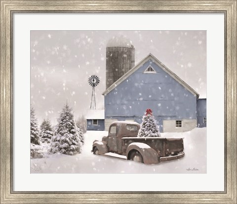 Framed Christmas Serenity Print