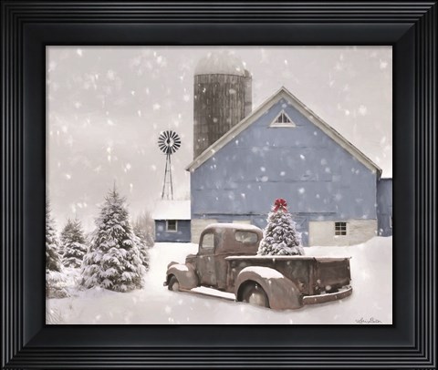 Framed Christmas Serenity Print