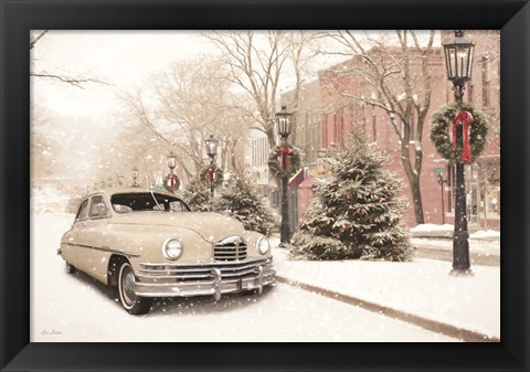 Framed Retro Packard in Wellsboro Print