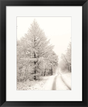 Framed Berry Mountain Road Print