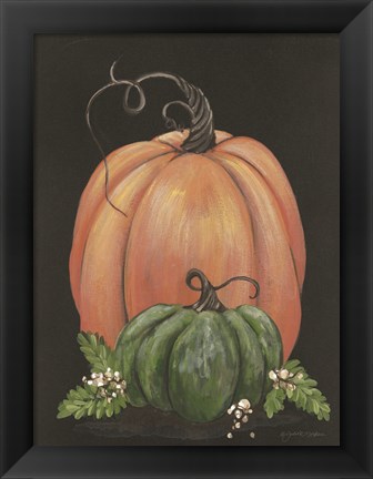 Framed Pumpkin and Talloberry Print