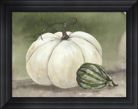 Framed Sunny Day Pumpkins II Print