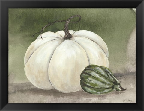 Framed Sunny Day Pumpkins II Print