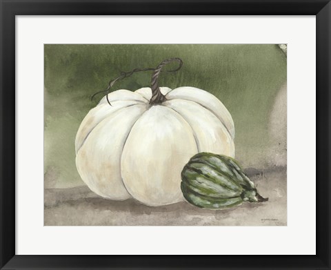 Framed Sunny Day Pumpkins II Print