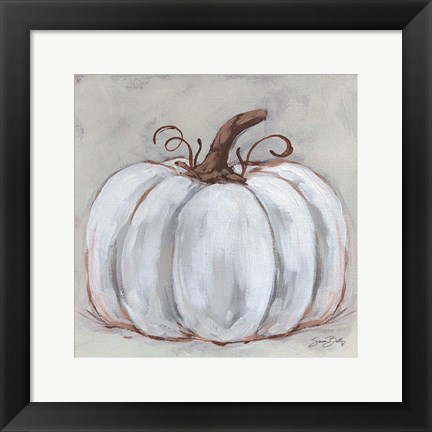 Framed Pumpkin Close-Up II Print