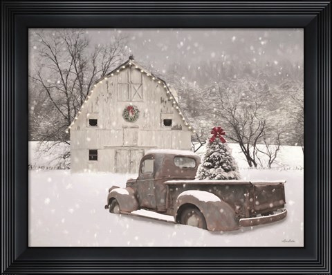 Framed Whisper of Christmas Print